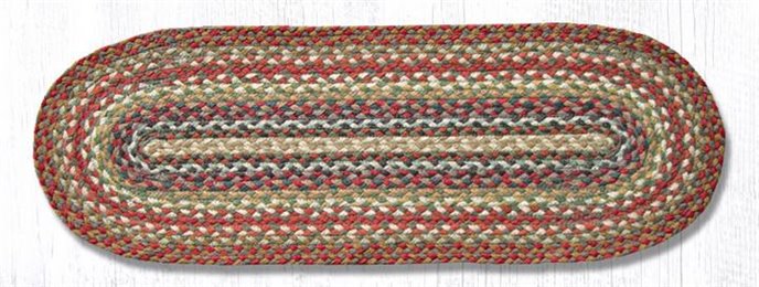 Honey/Vanilla/Ginger Jute Braided Table Runner 13"x36" Thumbnail