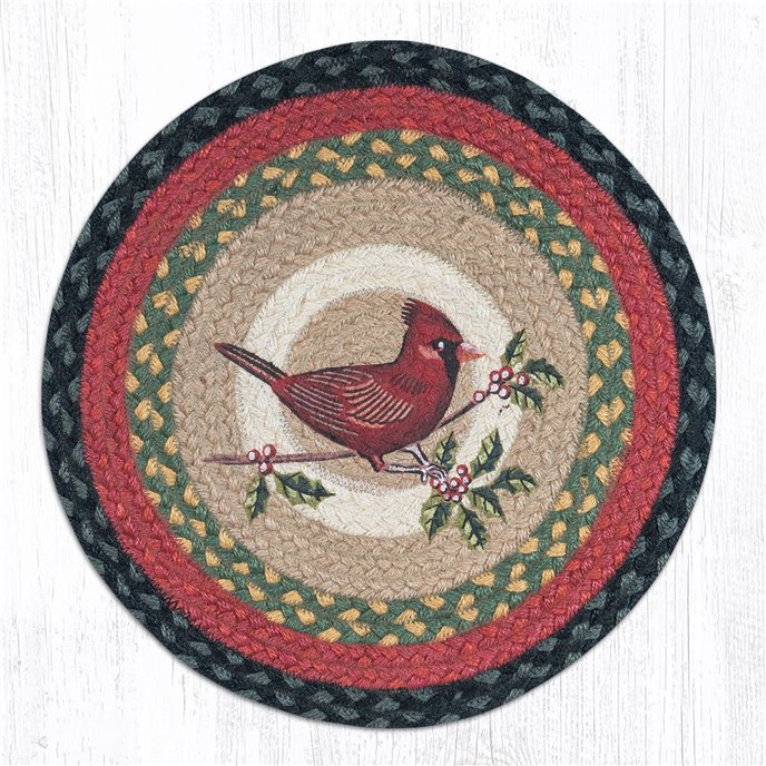 Cardinal Round Braided Chair Pad 15.5"x15.5" Thumbnail