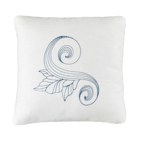 Savannah Embroidered Swirl Pillow Thumbnail