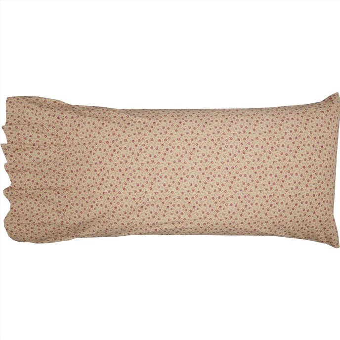 Camilia Ruffled King Pillow Case Set of 2 21x36+8 Thumbnail