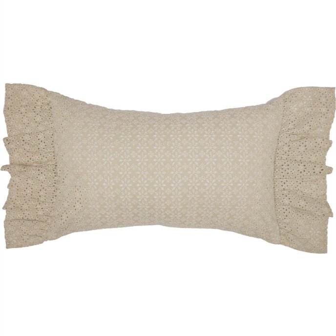 Camilia Eyelet Pillow 14x22 Thumbnail