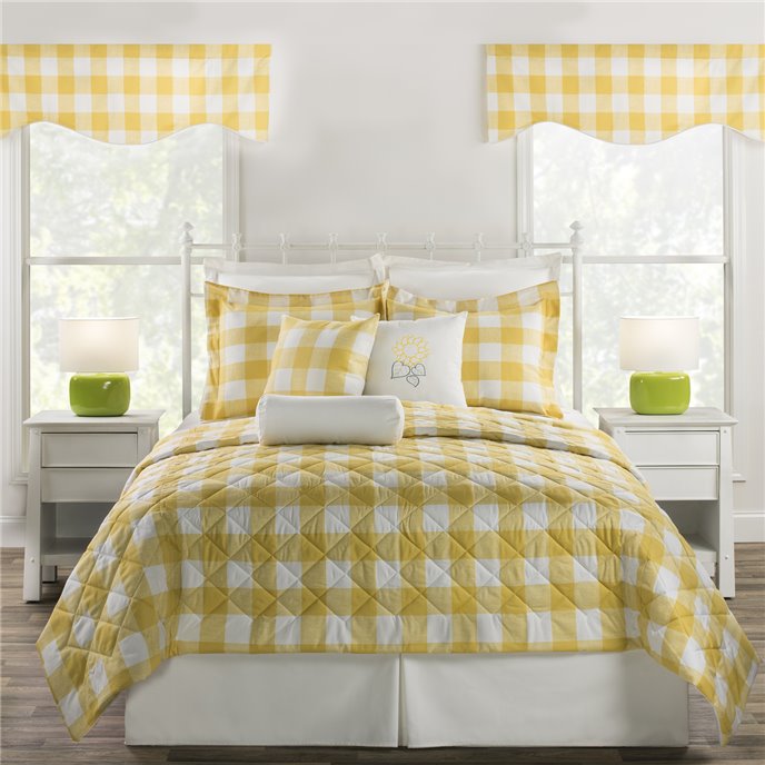 Cottage Classic Yellow Twin Quilt Thumbnail
