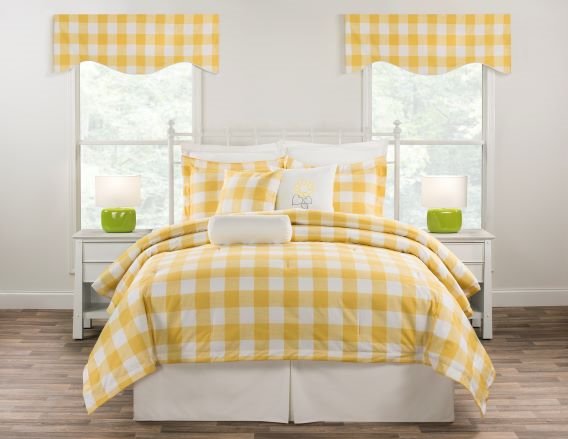 Cottage Classic Yellow 3 Piece Queen Comforter Set Thumbnail