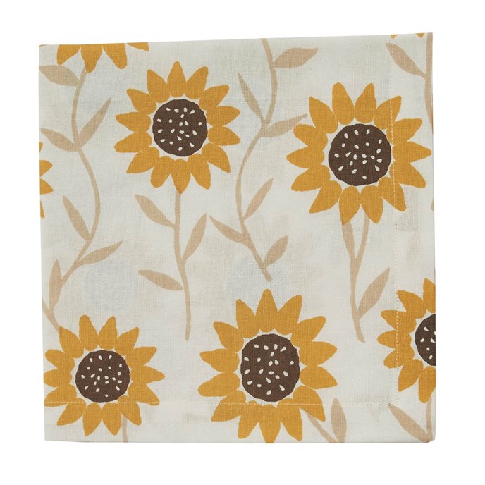 Sunflower Print Napkin Thumbnail