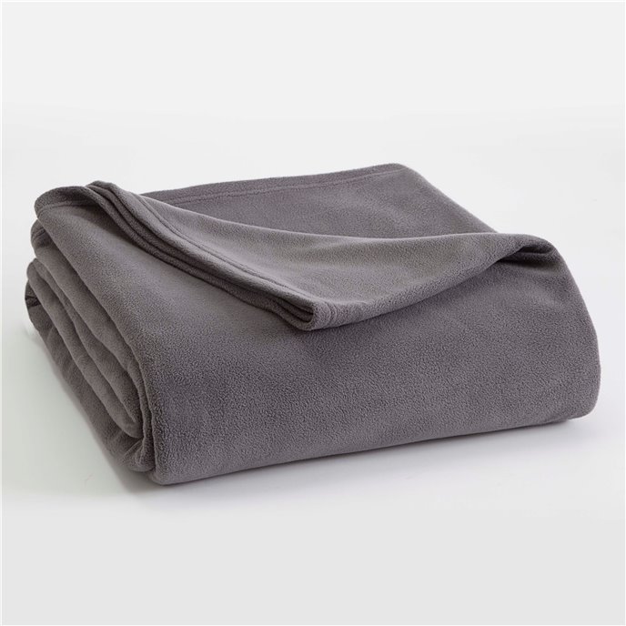 Vellux Twin Tornado Gray Microfleece Blanket Thumbnail