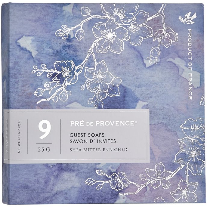 Pre de Provence Guest Soaps Set of 9 (Classic scents, blue box) Thumbnail