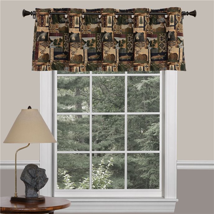 Roosevelt Navy Grommet Valance Thumbnail