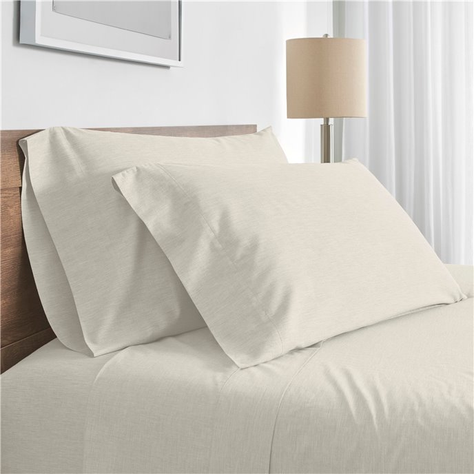 Modern Living 300 Thread Count King Cream Pillowcase Pair Thumbnail