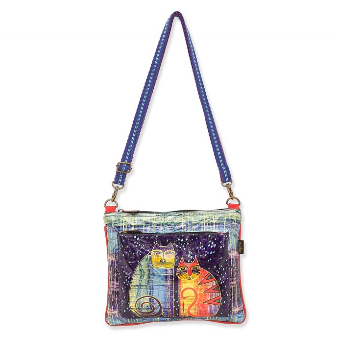 Batik Felines Foiled Crossbody Bag Thumbnail