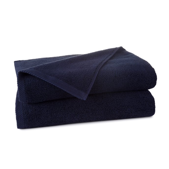 Izawa Low Lint Navy 2 Piece Bath Towel Set Thumbnail