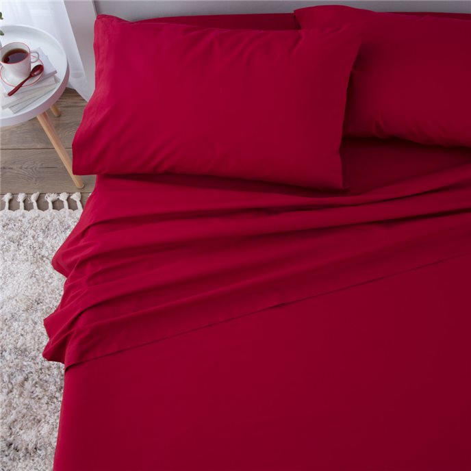 Martex 225 Thread Count Full Paprika Sheet Set Thumbnail