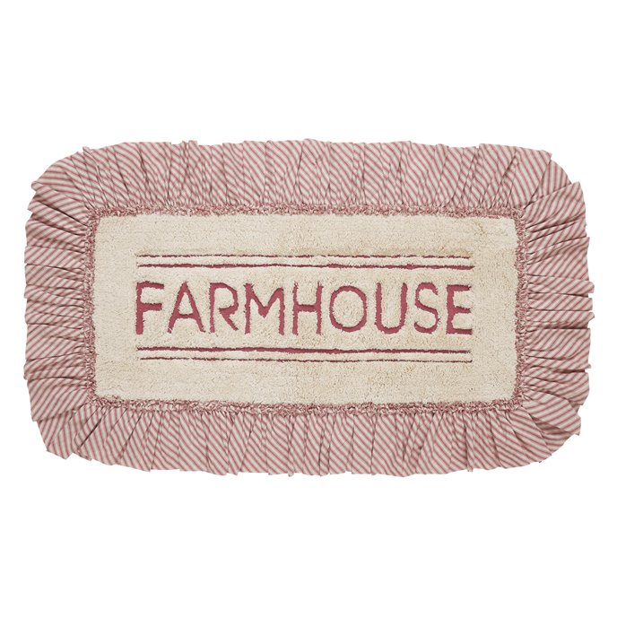 Sawyer Mill Red Farmhouse Bathmat 27x48 Thumbnail