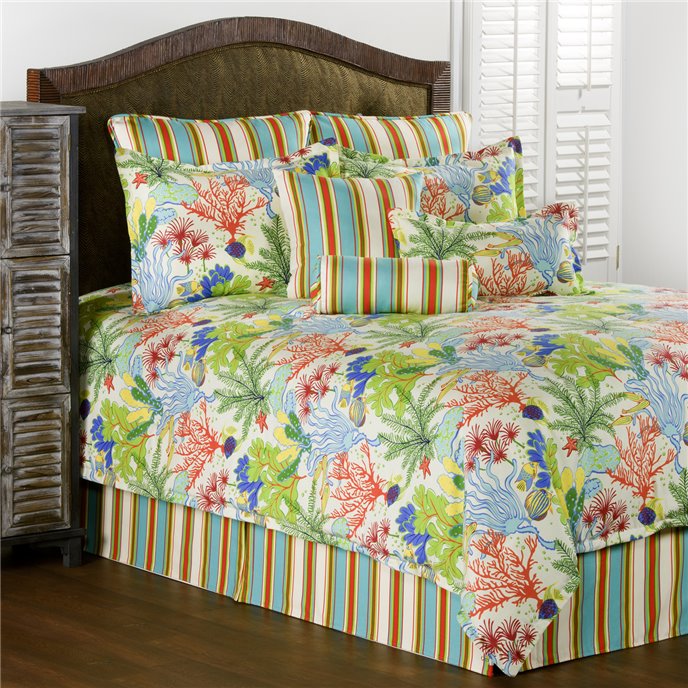 Island Breeze Queen size 9 piece Comforter Set Thumbnail