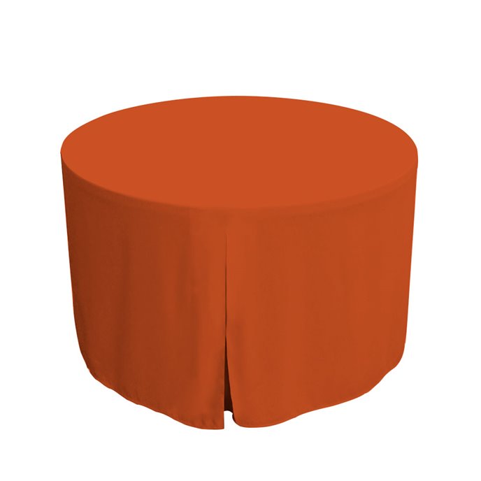 Tablevogue 48-Inch Ooh-Orange Round Table Cover Thumbnail