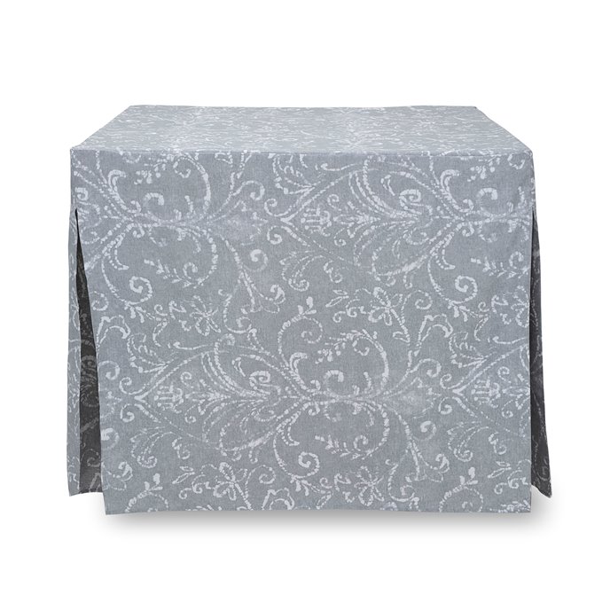 Tablevogue 34-Inch Square Pearl Gray Bali Print Table Cover Thumbnail