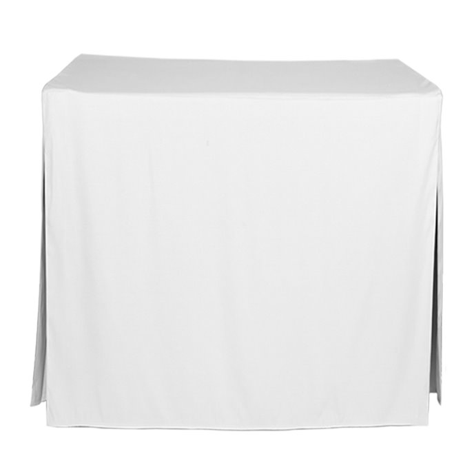 Tablevogue 34-Inch Square White Table Cover Thumbnail