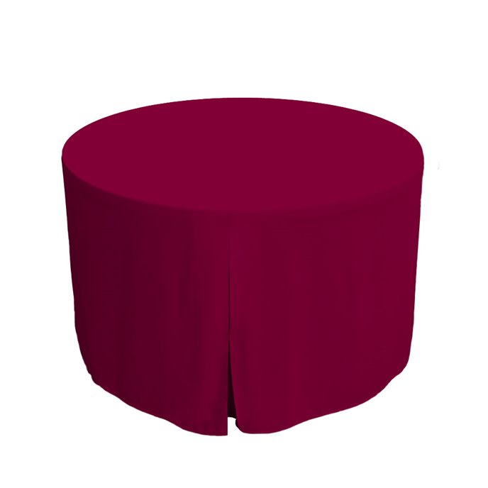 Tablevogue 48-Inch Garnet Round Table Cover Thumbnail