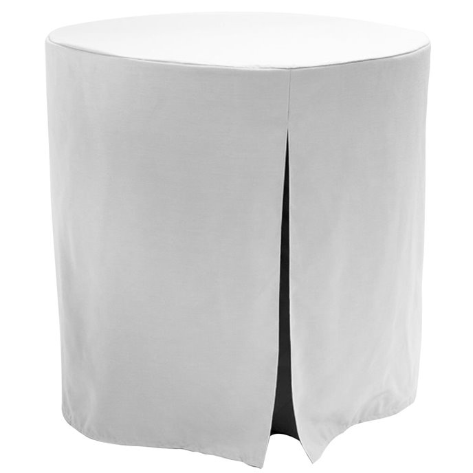 Tablevogue 30-Inch White Round Table Cover Thumbnail