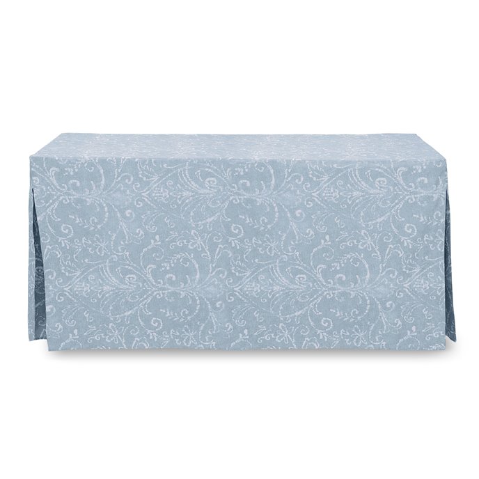 Tablevogue 6-Foot Misty Blue Bali Print Table Cover Thumbnail