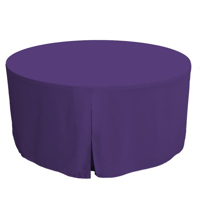 Tablevogue 60-Inch Violet Round Table Cover Thumbnail