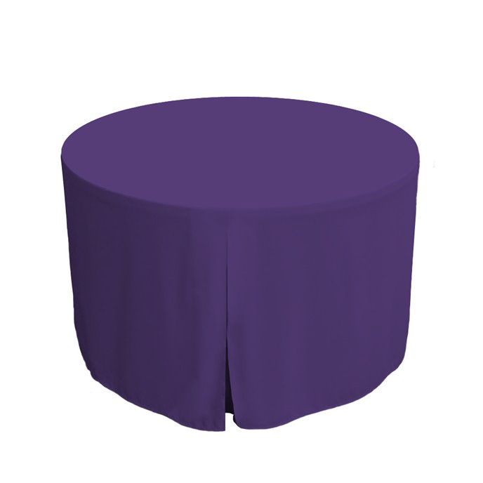 Tablevogue 48-Inch Violet Round Table Cover Thumbnail