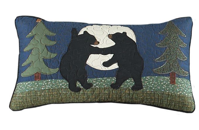 Bear Dance Rectangle Decorative Pillow Thumbnail