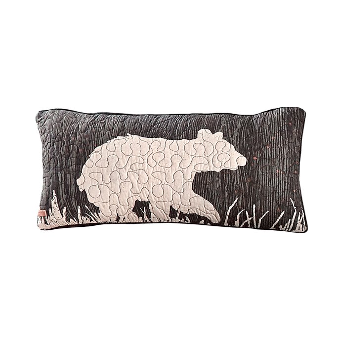 Moonlit Bear Rectangle Decorative Pillow Thumbnail