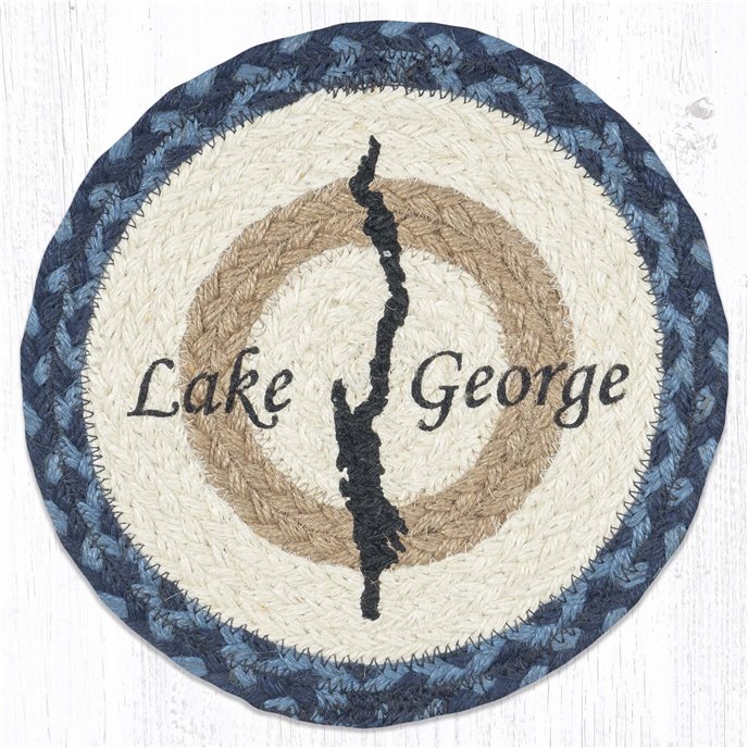 Lake George Printed Round Trivet 10"x10" Thumbnail