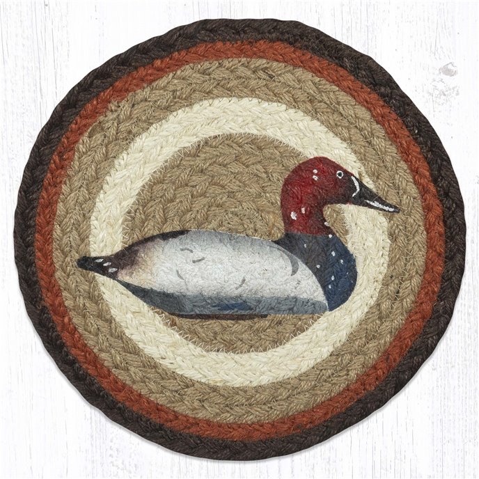 Redhead Duck Printed Round Trivet 10"x10" Thumbnail