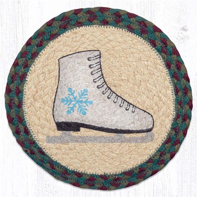 Skate Printed Round Trivet 10"x10" Thumbnail