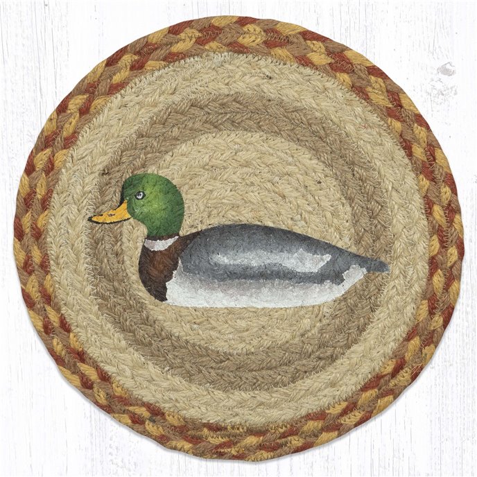 Mallard Duck Printed Round Trivet 10"x10" Thumbnail