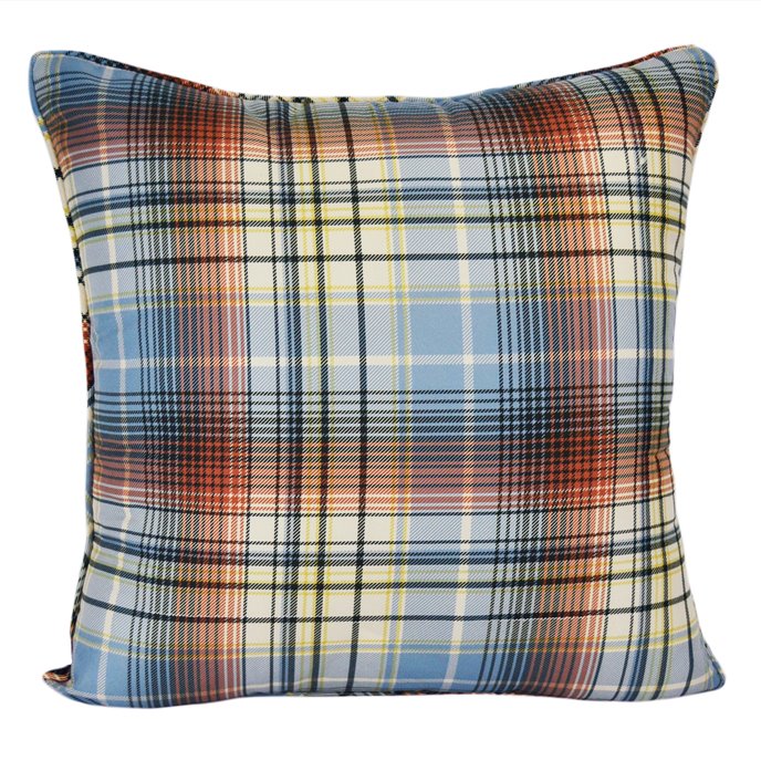 Retro Forest "Plaid" Decorative Pillow Thumbnail