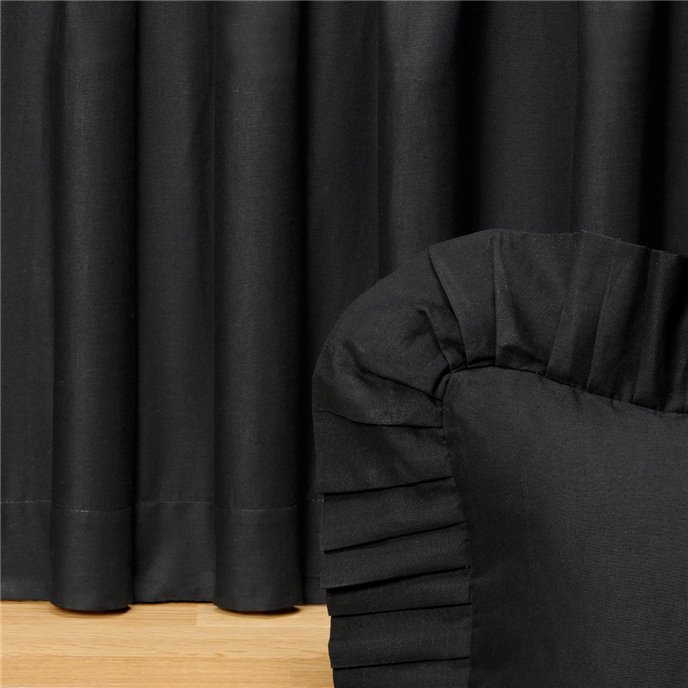 Black Night Twin Bedskirt (18 inch drop) Thumbnail