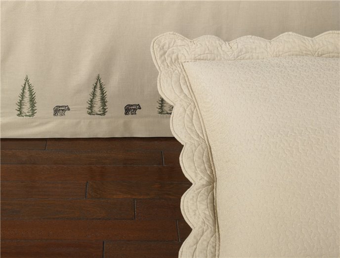 Bear Creek King Bedskirt (18 inch drop) Thumbnail