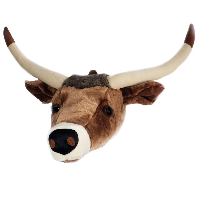 Carstens Plush Longhorn Cow Large Trophy Head Thumbnail