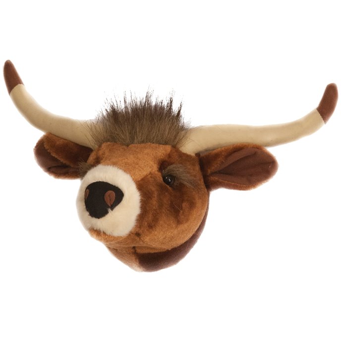 Carstens Plush Longhorn Cow Small Trophy Head Thumbnail