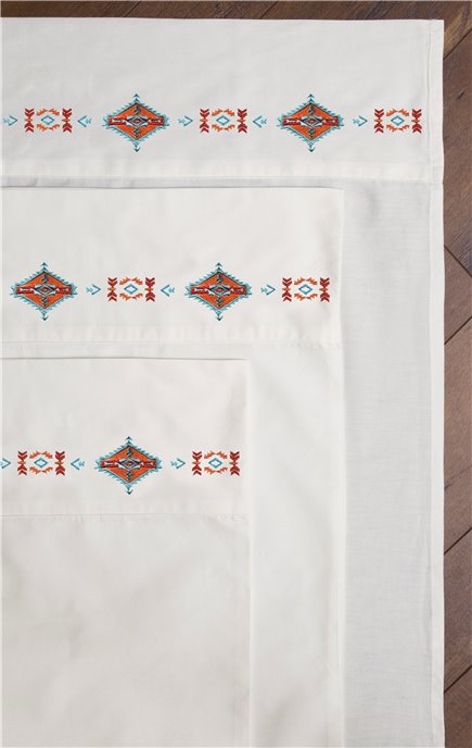 Twin Embroidered Taos Sheets Thumbnail