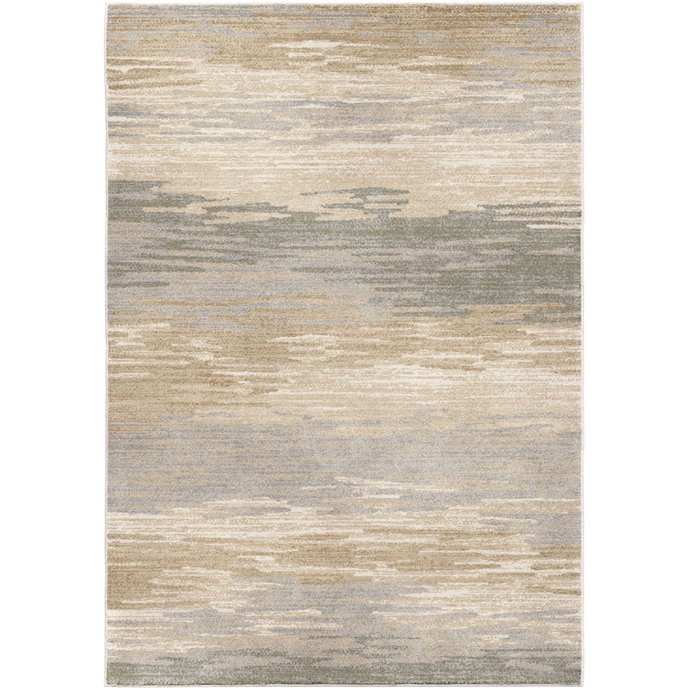 Distant Meadow Bay Beige 6'7"x9'6" Rug Thumbnail