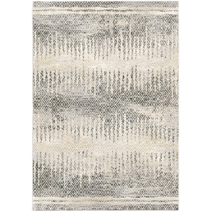 Pinnacle Cloud Grey 6'7"x9'6" Rug Thumbnail