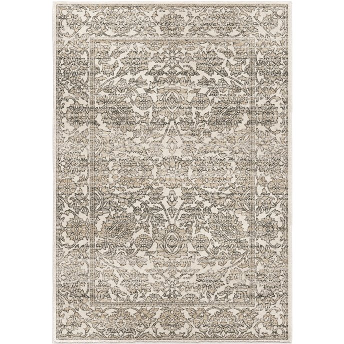 Persian Tonal Light Grey 7'10"x10'10" Rug Thumbnail