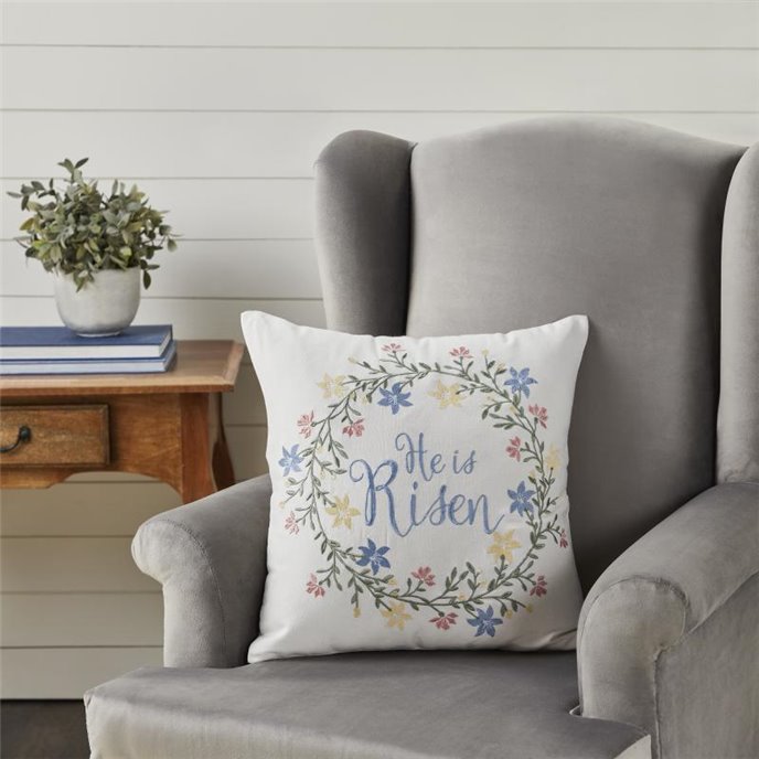 He is Risen Pillow 18x18 Thumbnail