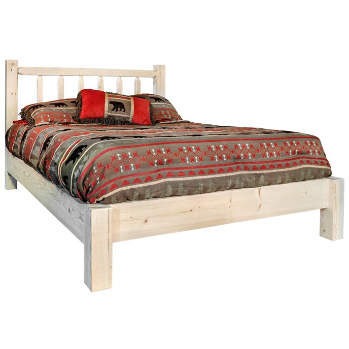 Homestead Queen Platform Bed - Ready to Finish Thumbnail