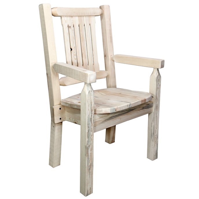 Homestead Captain's Chair w/ Ergonomic Wooden Seat - Ready to Finish Thumbnail