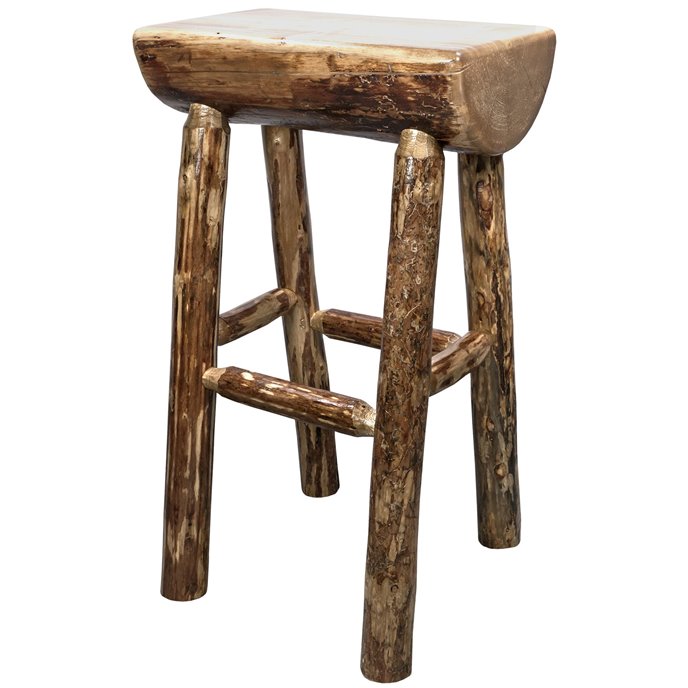 Glacier Half Log Barstool Thumbnail