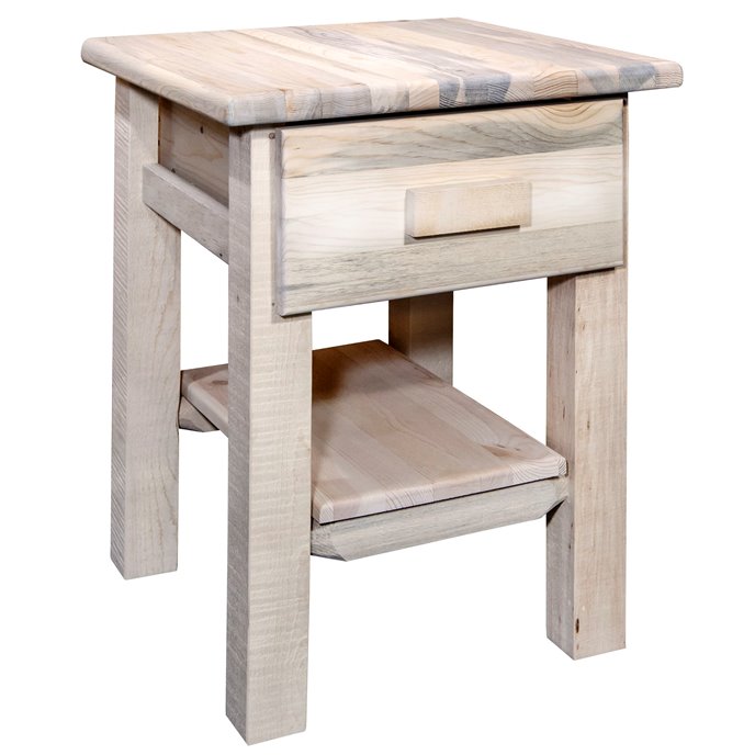 Homestead Nightstand w/ Drawer & Shelf - Ready to Finish Thumbnail