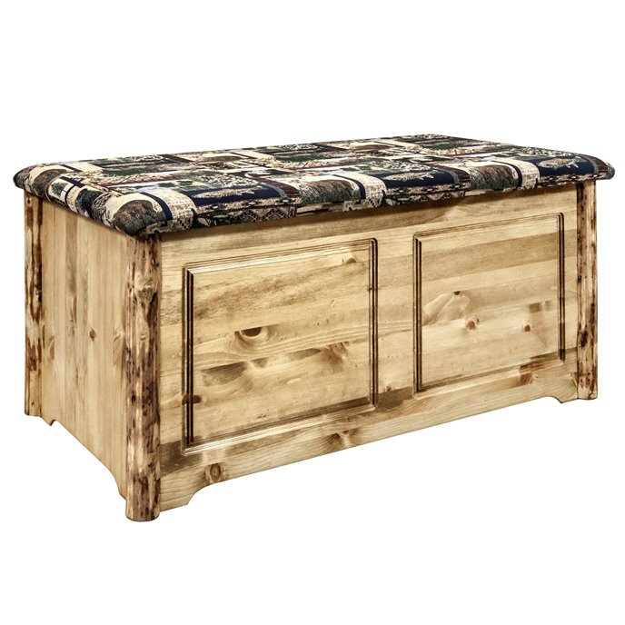 Glacier Small Blanket Chest w/ Woodland Upholstery Thumbnail