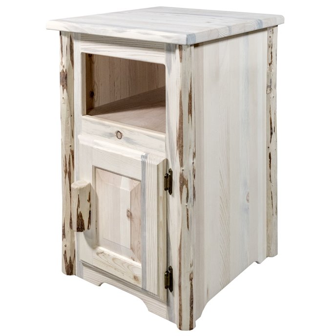 Montana End Table w/ Right Hinged Door - Ready to Finish Thumbnail