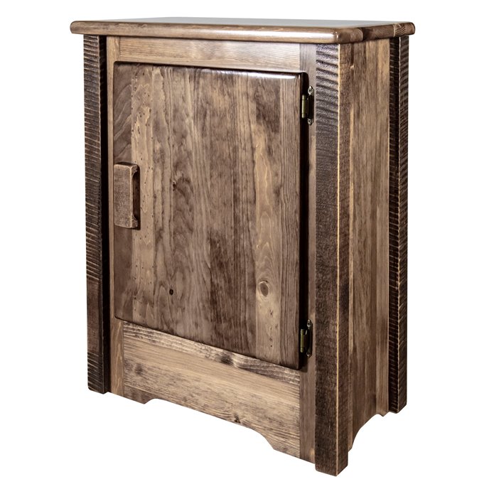 Homestead Right Hinged Accent Cabinet - Stain & Clear Lacquer Finish Thumbnail