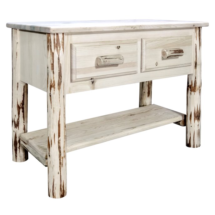 Montana Console Table w/ 2 Drawers - Ready to Finish Thumbnail