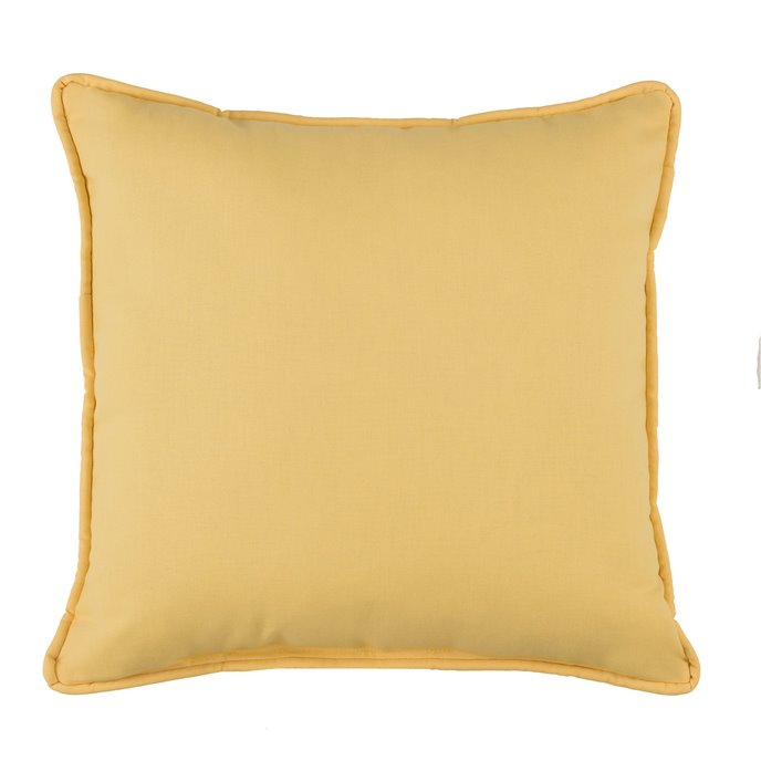 Kailani Solid Square Pillow - Yellow Thumbnail